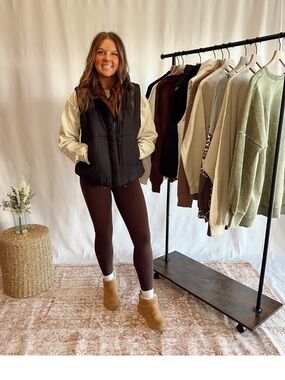 Everyday High-Rise Brown Leggings